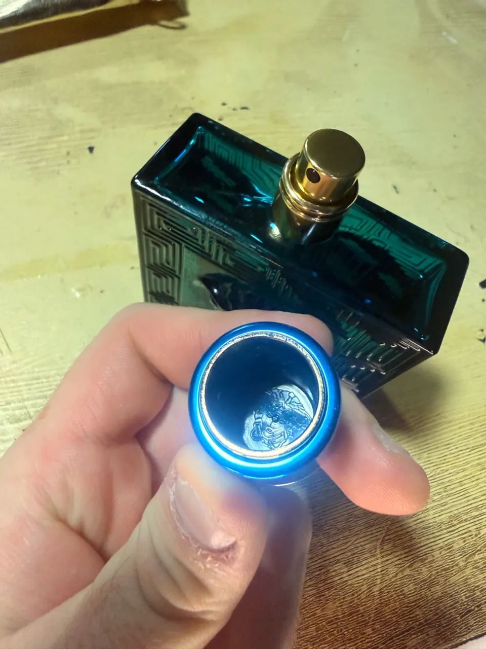 Perfume Versace Eros Parfum 100ml - Foto 5