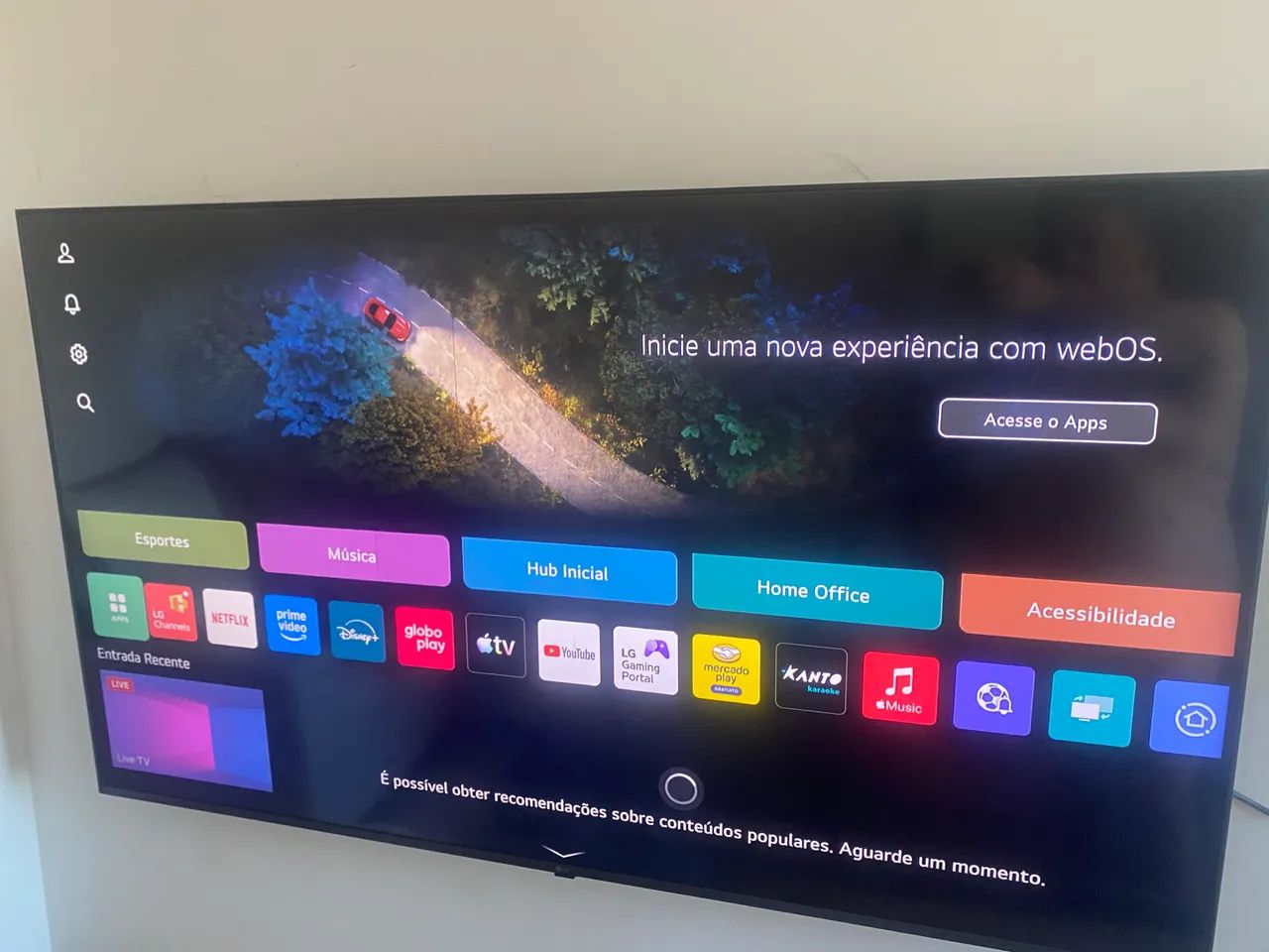 50 polegadas LG 4k bordas infinitas Alexia - Foto 2