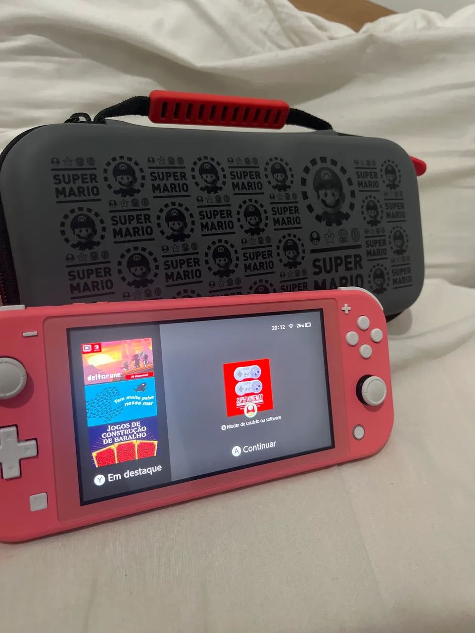 Nintendo switch lite + Case Super Mario - Foto 4