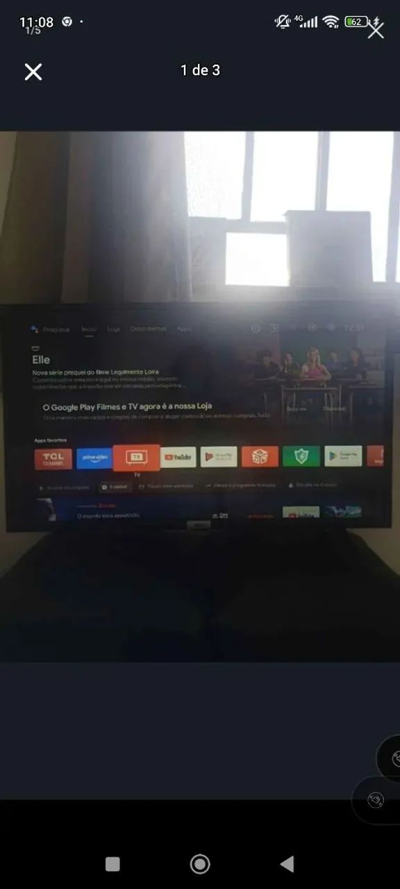 TV nova, c vídeo game e Alexa integrado. 