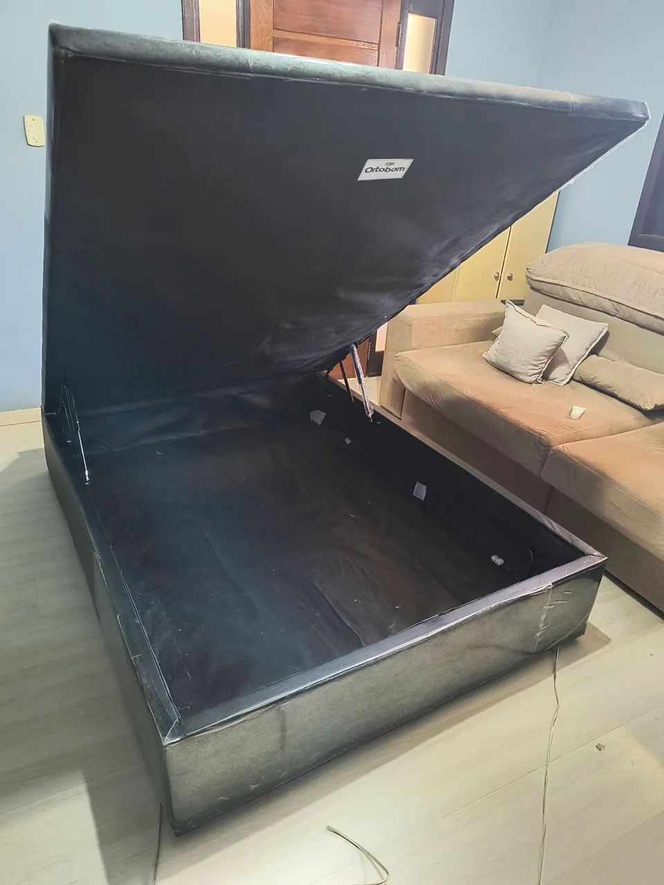 Vendo colchão e box baú ortobom - Foto 2