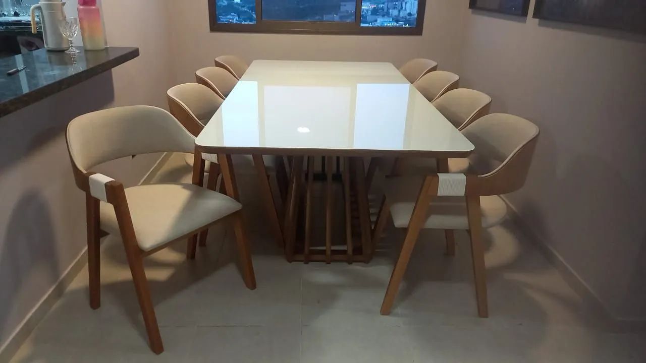 MESA ELENA MADEIRA MACIÇA  - Foto 2