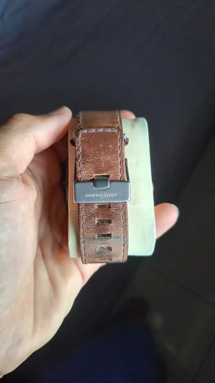 Relógio pulseira em couro legítimo  - Foto 2