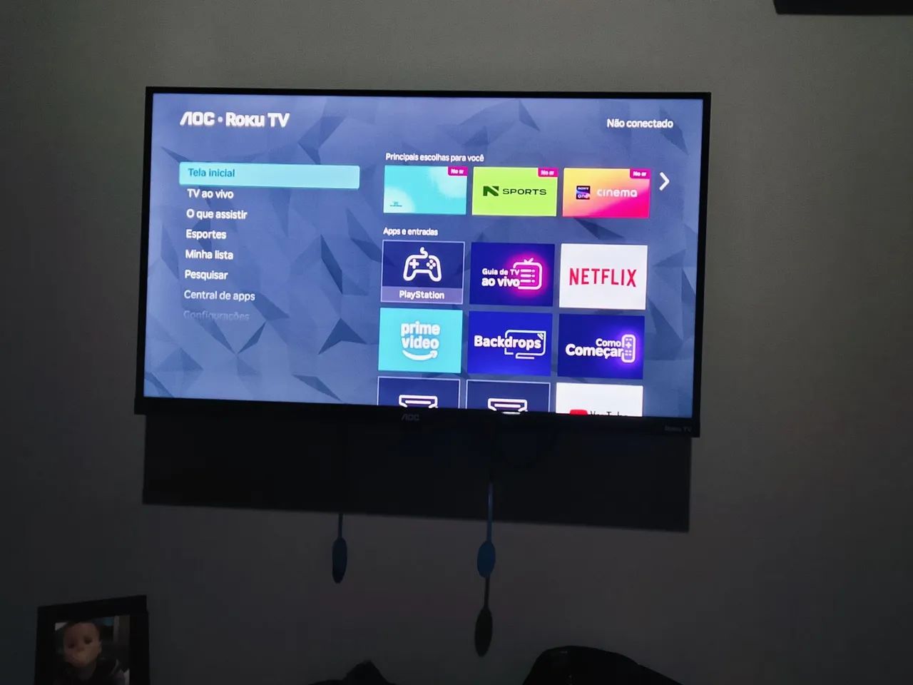Vendo tv smart Roku 32 polegadas