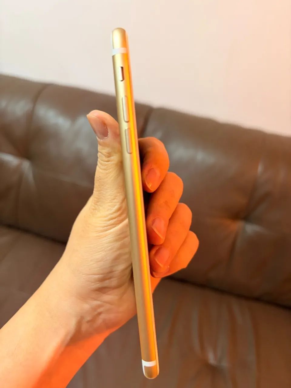 iPhone 7 Plus Gold de 128GB em perfeito estado - Foto 4