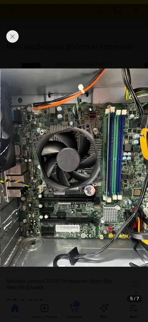 Servidor Lenovo Ts150  Intel Xeon 8gb Hd 1tb - Foto 3