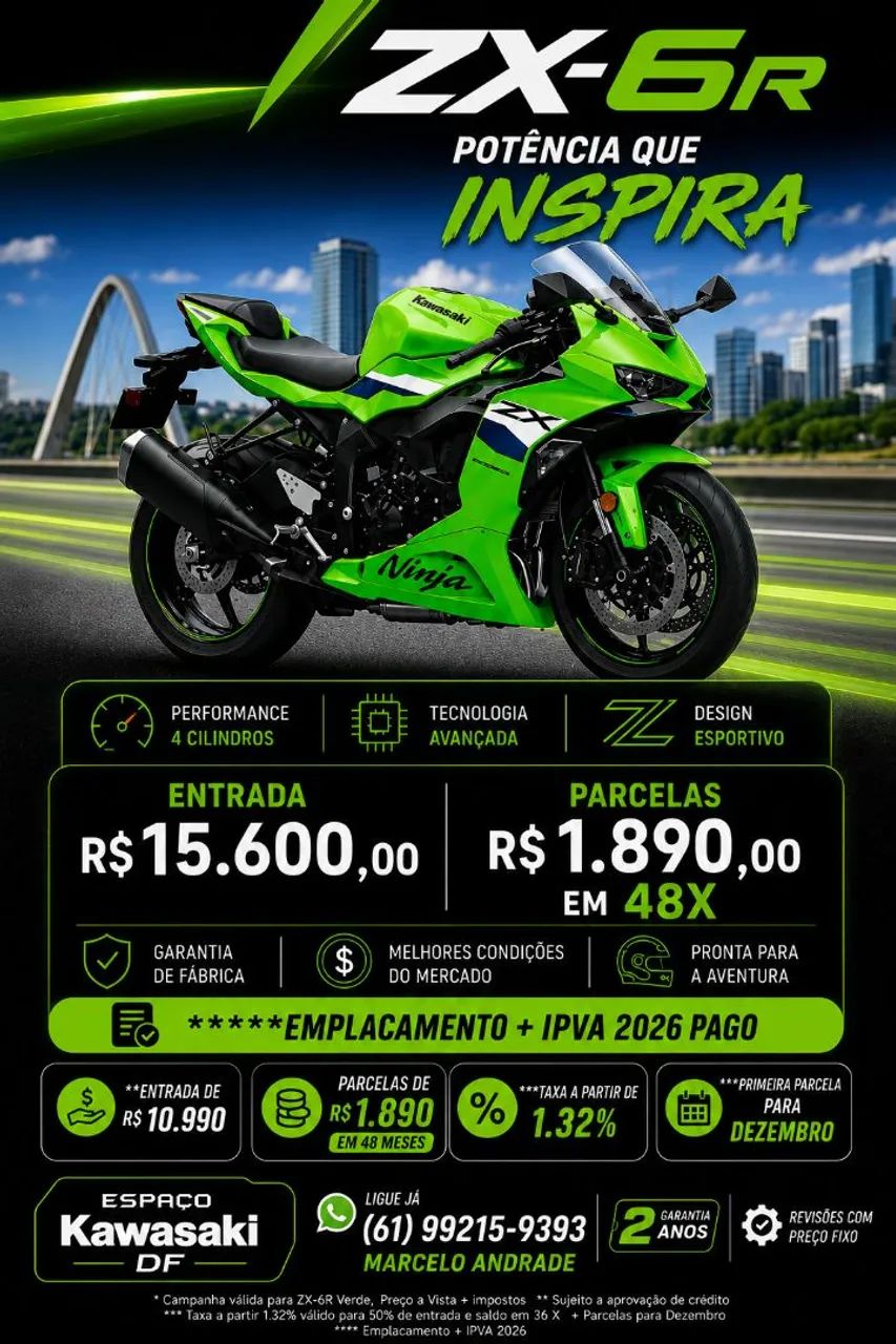 Kawasaki Zx-6r 636cc 2026 - 1527278043 | OLX