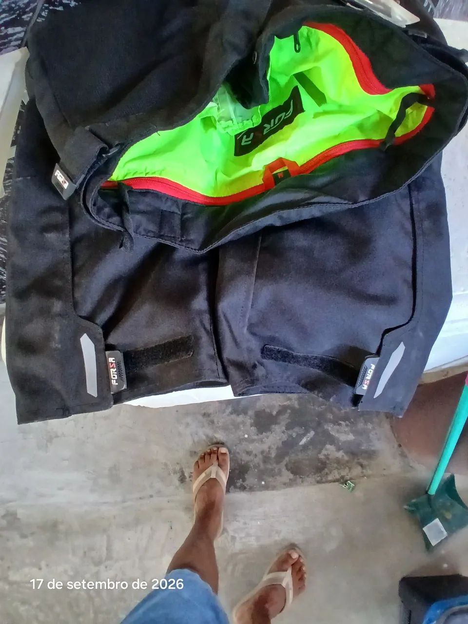 Calça impermeável Forza tamanho M Nova  - Foto 3