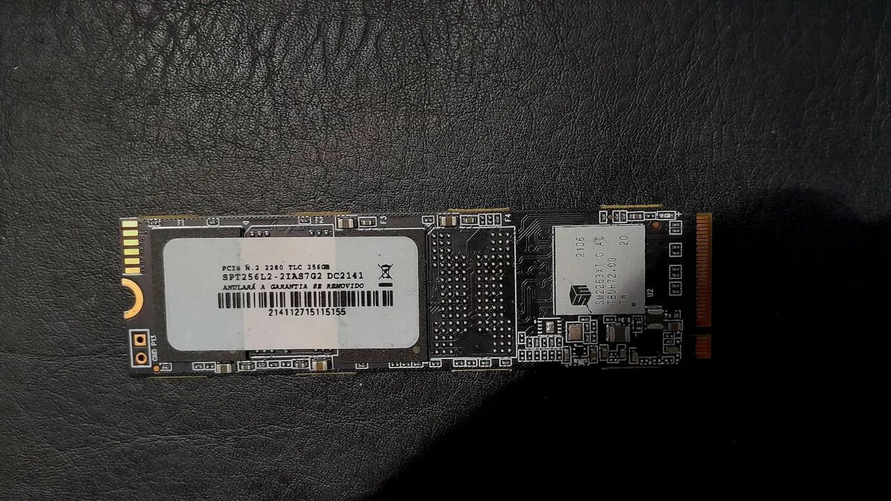 SSD M.2 2280 NVMe 256GB (Notebook/PC) - Foto 2