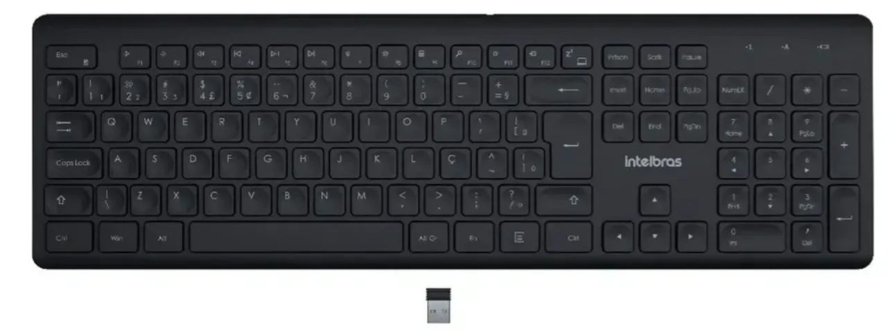 KIT TECLADO + MOUSE SEM FIO INTELBRAS CSI50