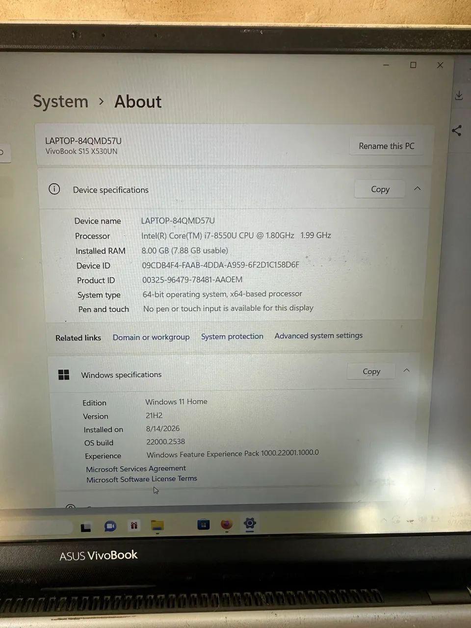 Asus Vivobook S15 - Intel i7, 8gb RAM - Foto 3