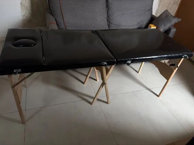 Maca dobrável com rodinhas 