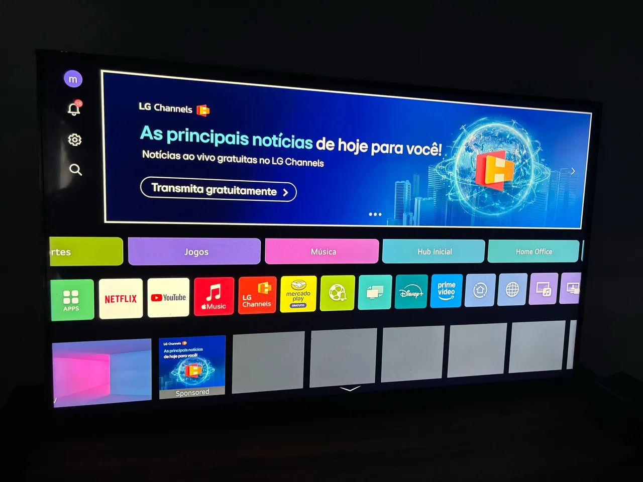 ?Smart TV LG 50? 4K UHD UR8750 | Magic Remote | Wi-Fi | webOS | HDR | Impecável?
