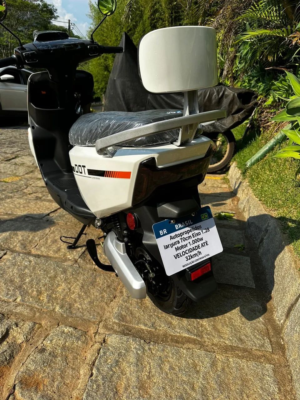 Scooter Elétrica Dot Branca 1000w - Foto 3