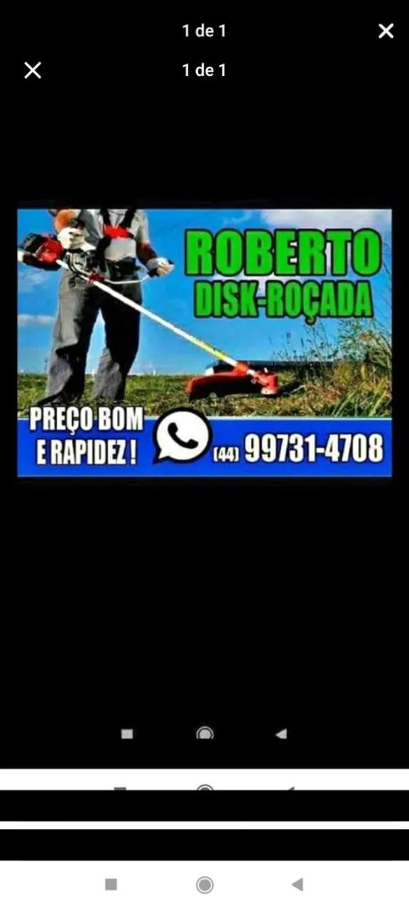 ROÇADA DE TERRENO EM MARINGÁ 