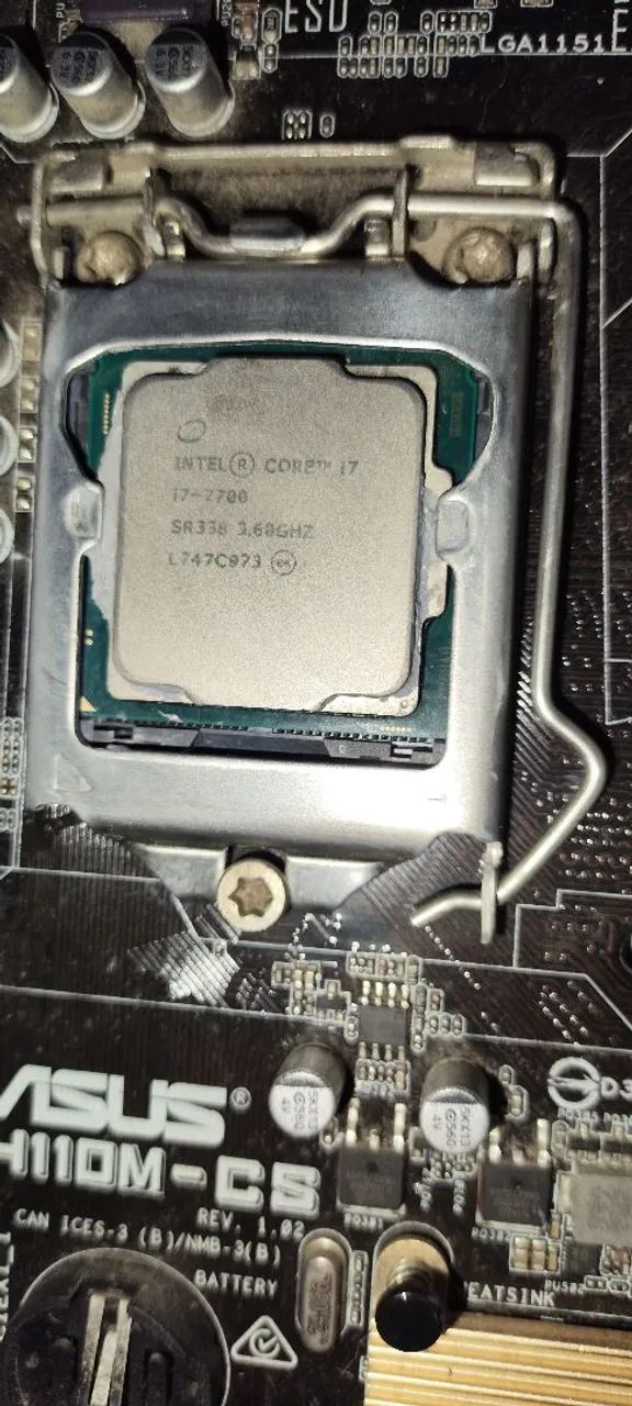 Placa mãe H110 + Intel I7 7700 - Foto 2