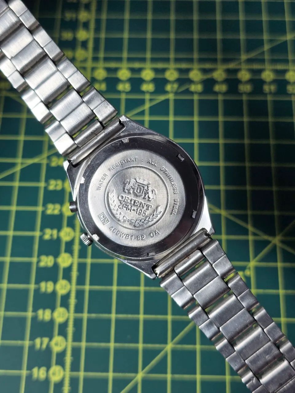 Relógio Orient Automático 3 Estrelas Vintage - Mostrador Verde Sunburst - Foto 2