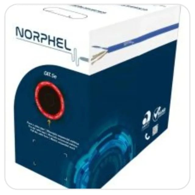 Cabo cat5e Norphel 100% cobre externo 305m