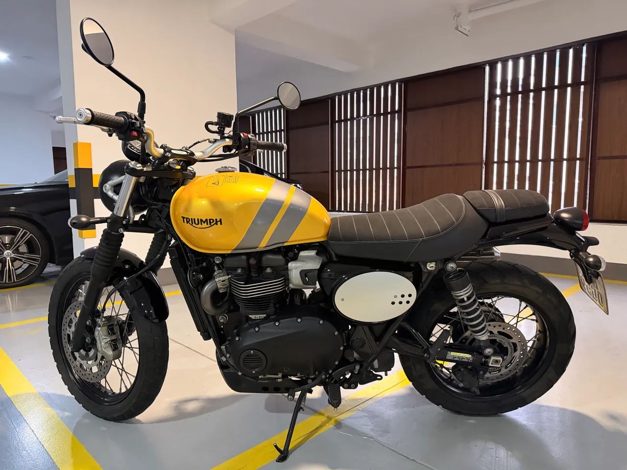 Triumph Scrambler 900cc - 2024 - Zerada - Amarela - Foto 3