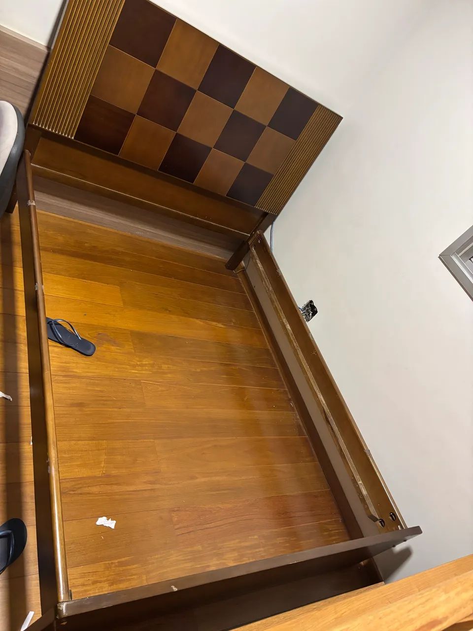 Cama de casal - Madeira  - Foto 2