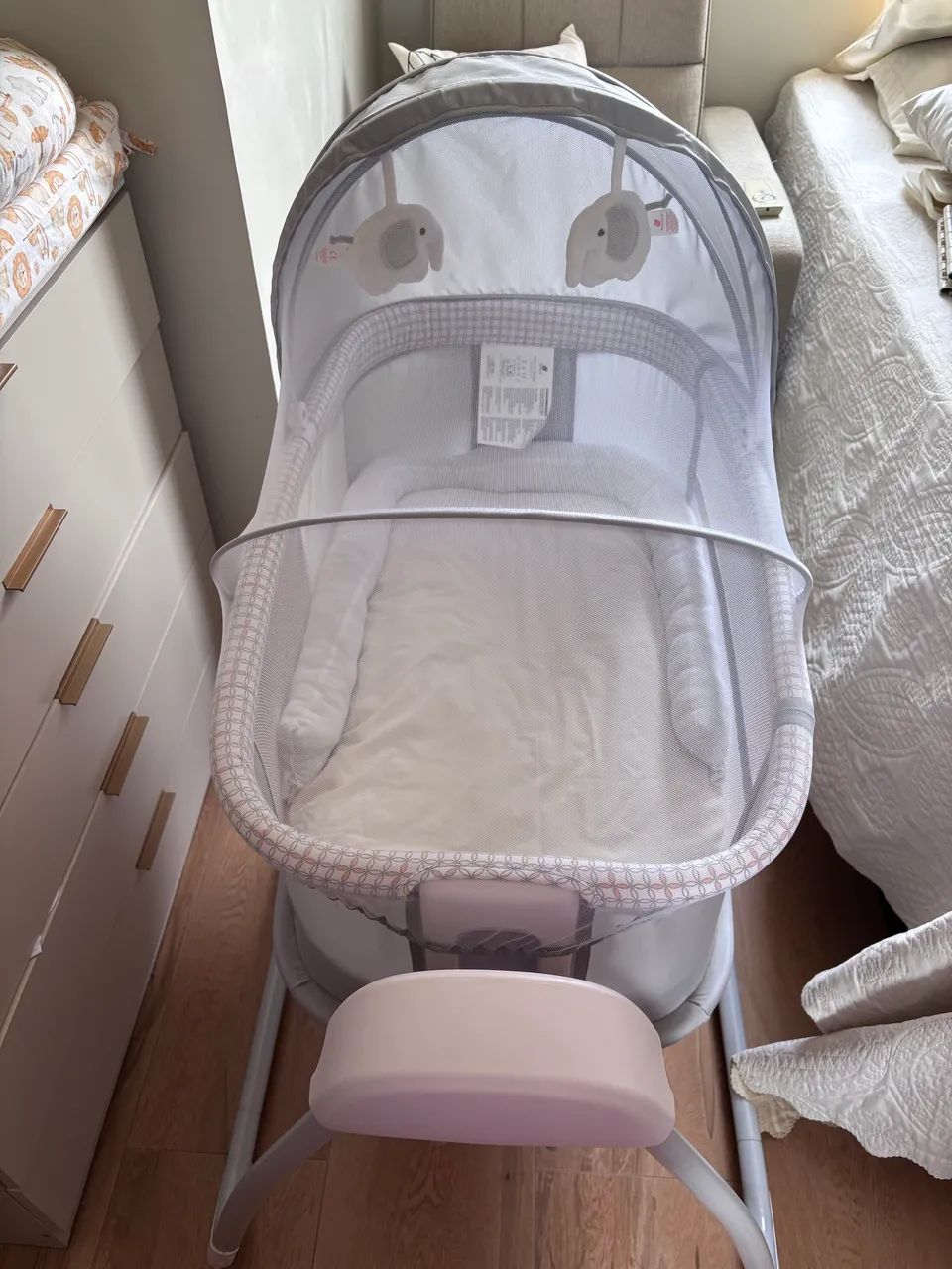 Berço Techno Bluetooth com balanço automático e música - Mastela - Foto 3