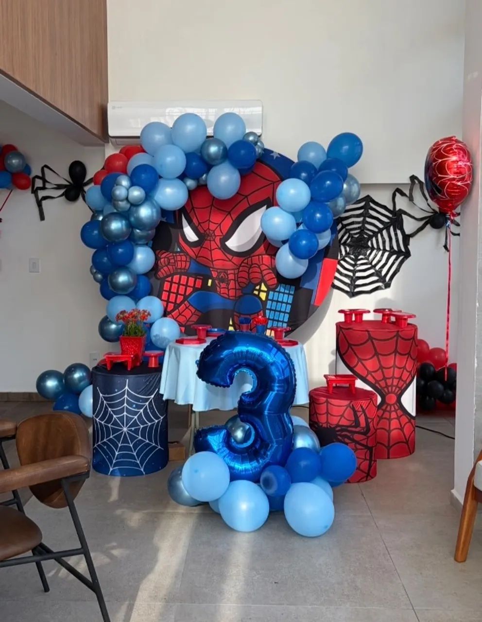 kit festa homem aranha - Foto 2