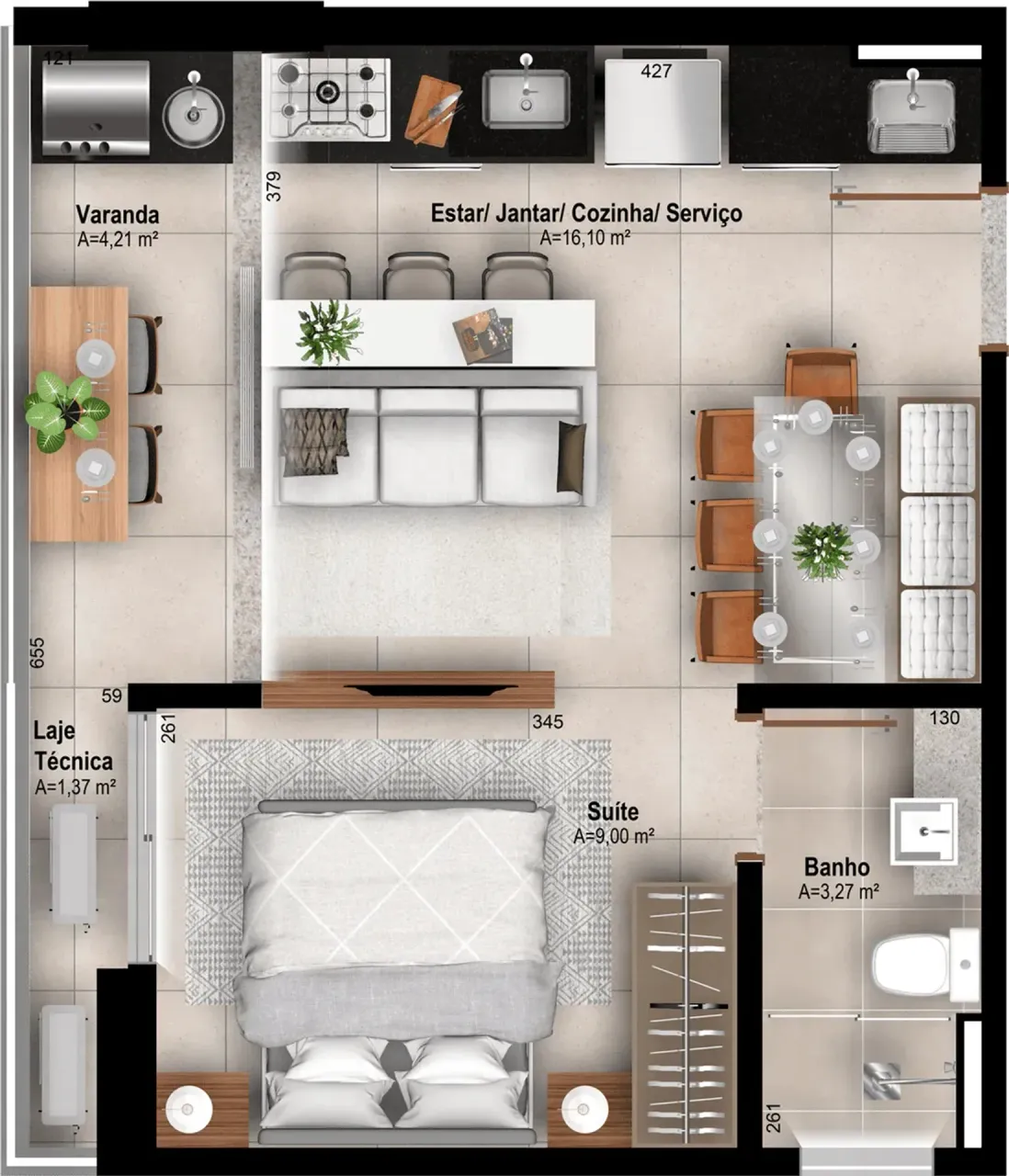 PLANTA 40m²