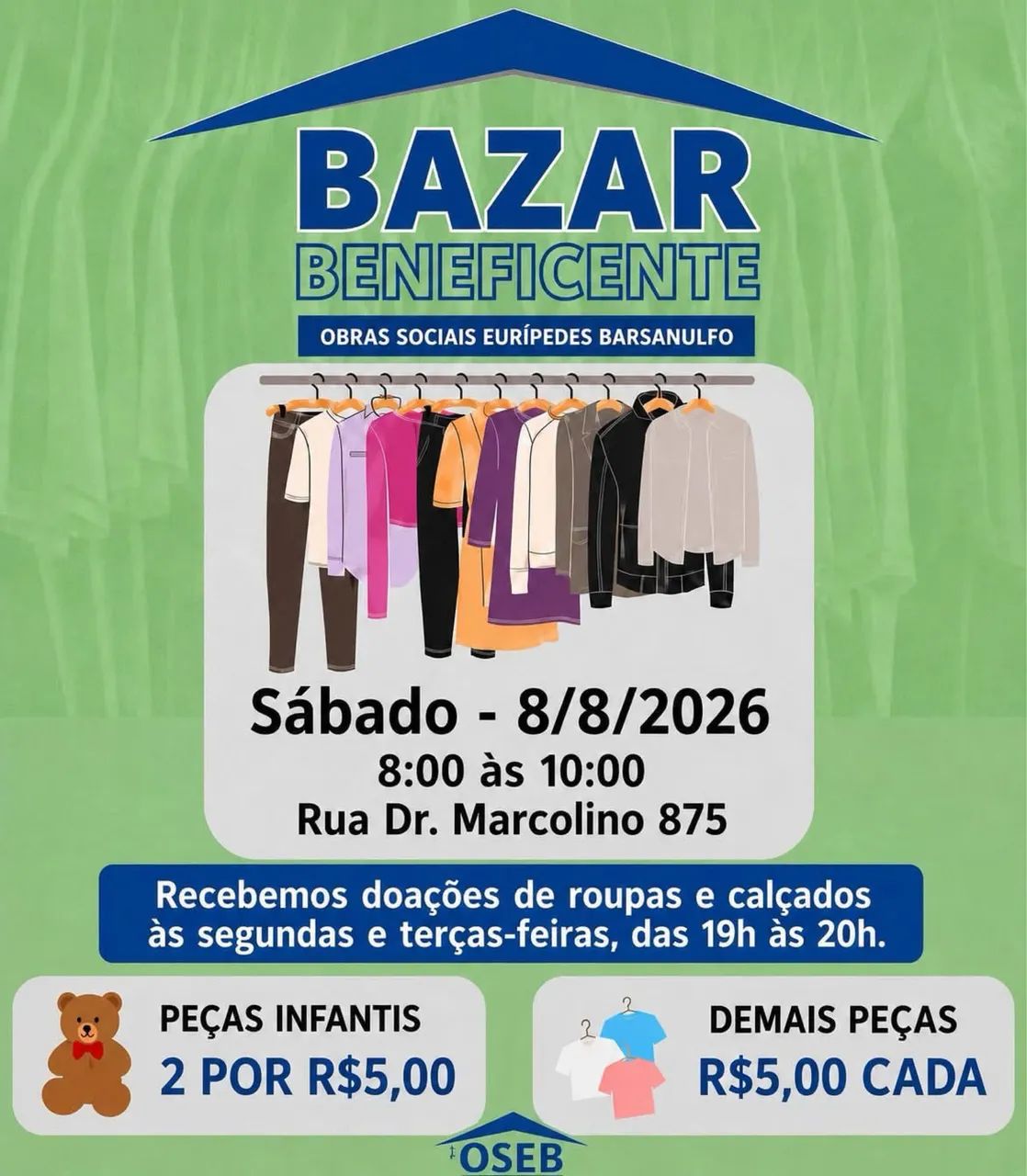 Bazar Centro Espírita Eurípedes Barsanulfo - Foto 4