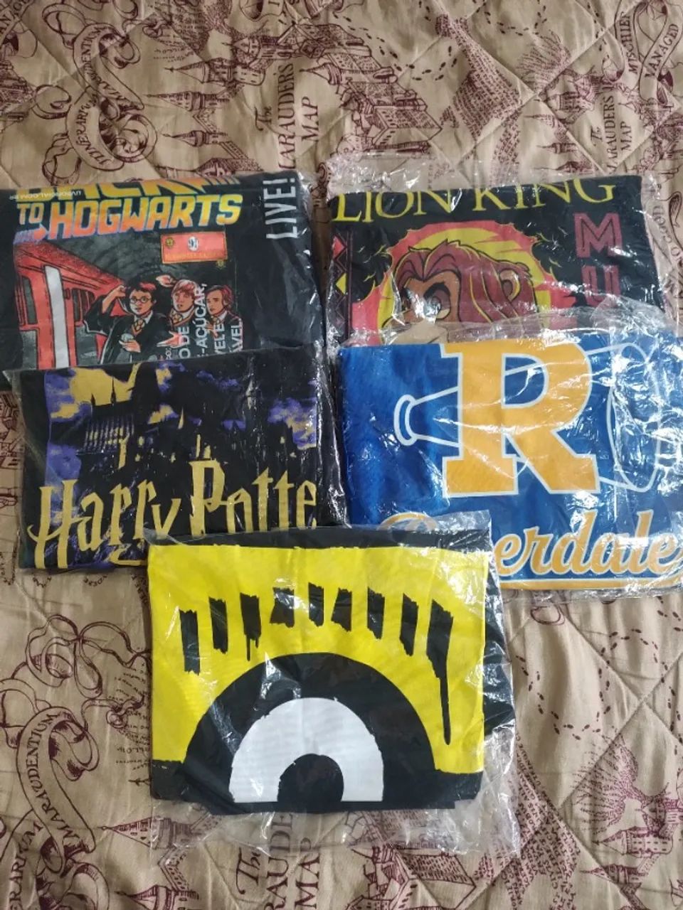 Lote de camisetas geeks (adulto)