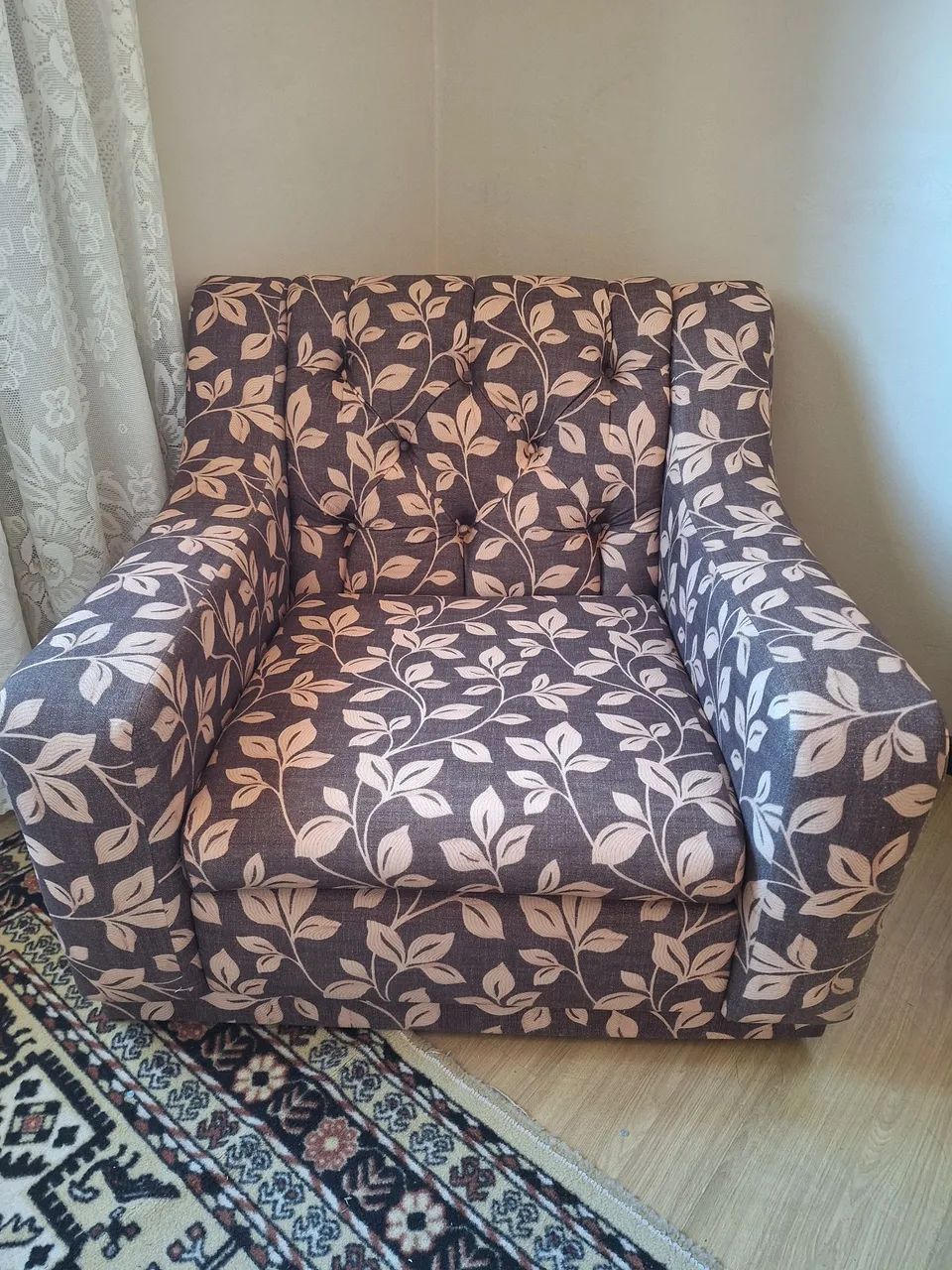 Poltrona decorativa estilo vintage 