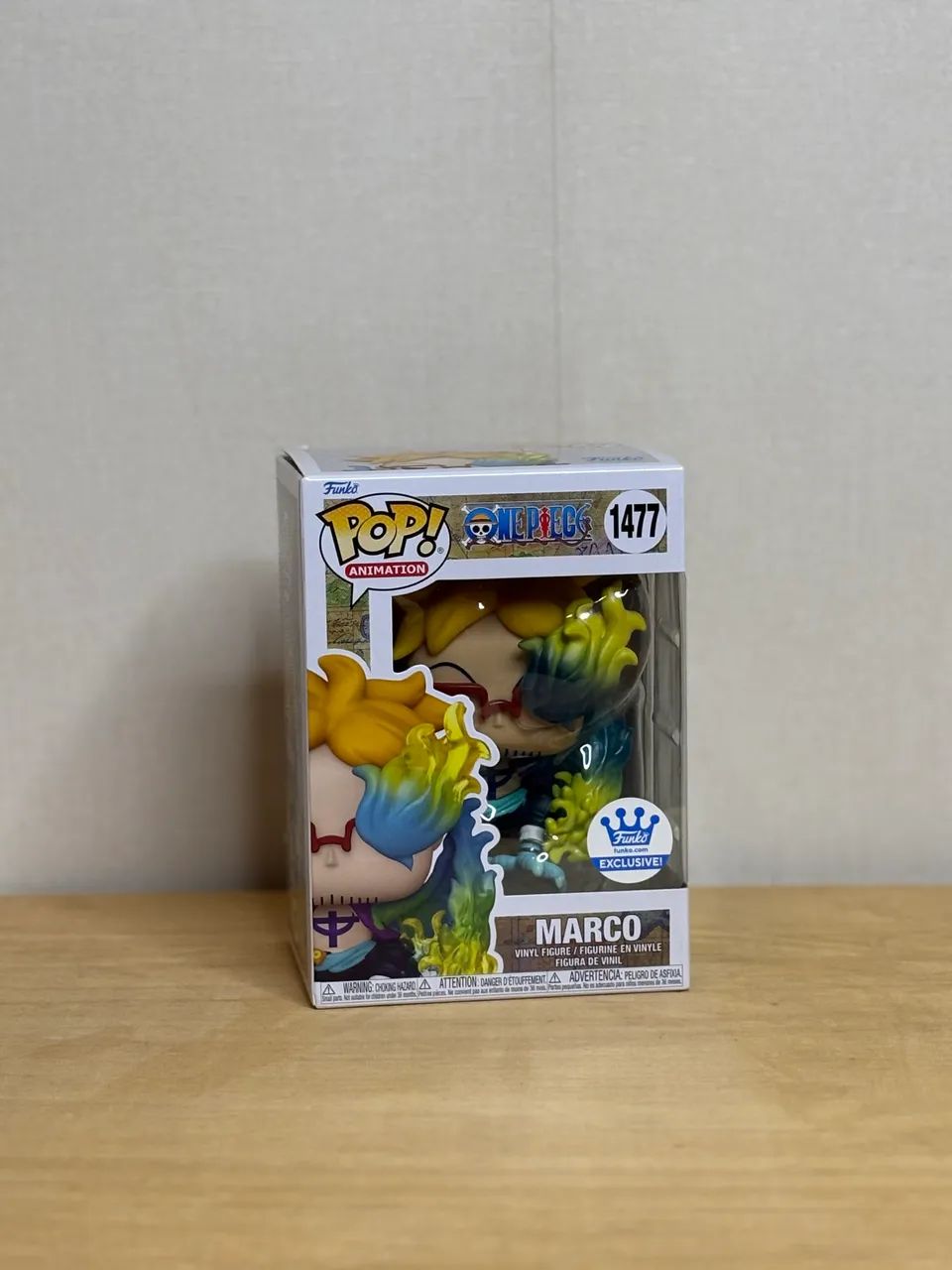 Funko Pop! Marco One Piece - Boneco exclusivo