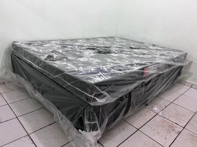 CAMA COM COLCHÃO D20 CASAL CONJUNTO NOVO (MEGA OFERTA) - Foto 3