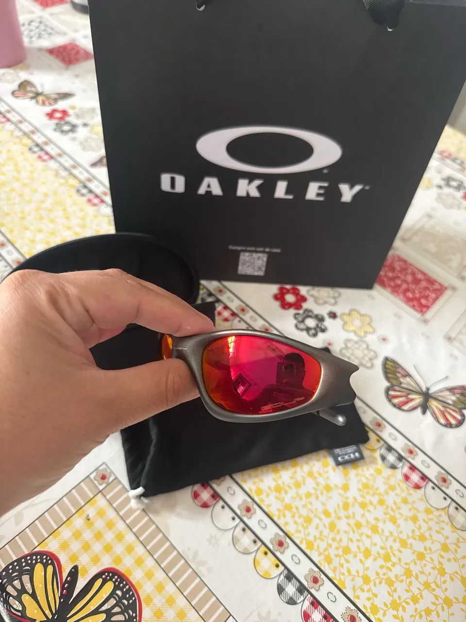 Óculos Oakley Straight Jacket 99 original - Foto 4