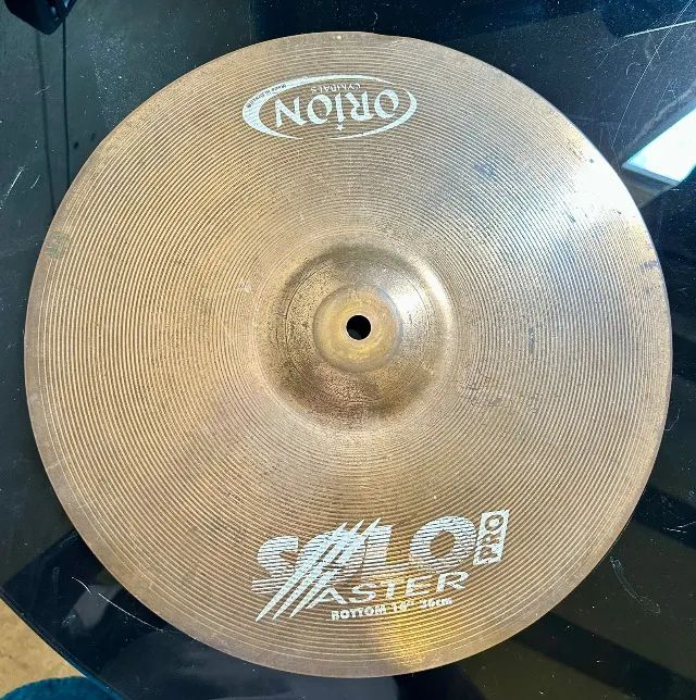 Kit prato chimbal HIT HAT 14" Orion Master pro bottom - Foto 3