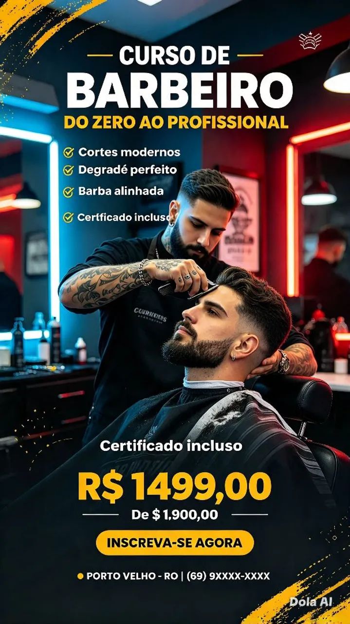Curso de barbeiro - Foto 2