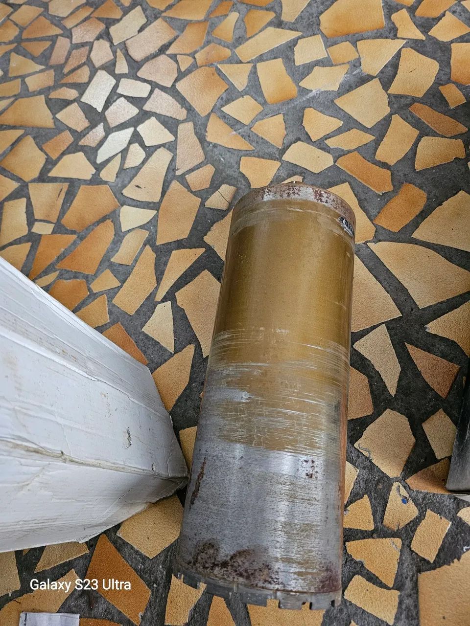 Boca perfuratriz usada