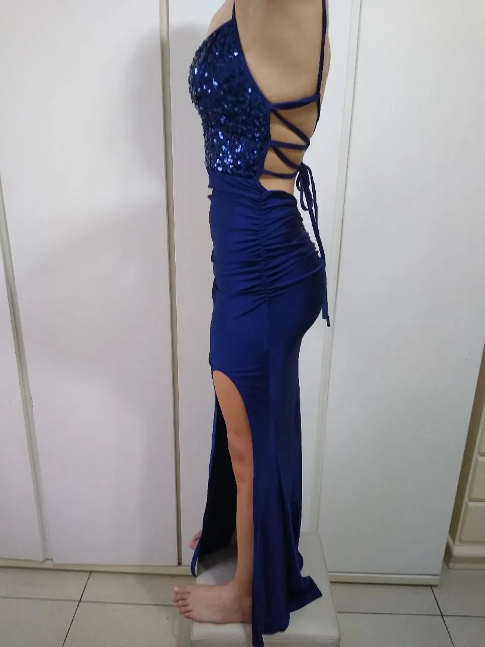 Vestido azul sereia  - Foto 3
