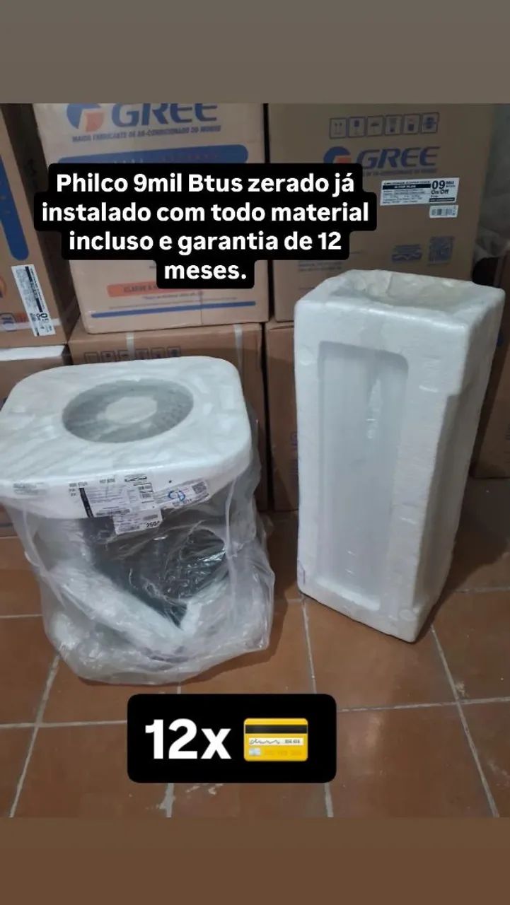 Ar condicionado 9mil Btus Novo