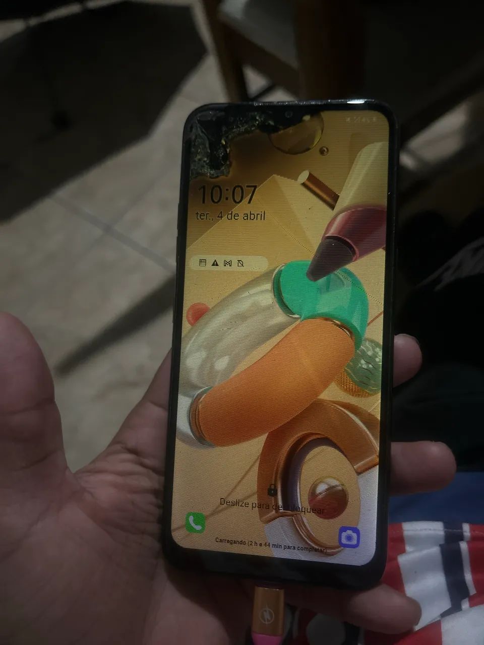 LG k41S funcionando  Obs: para retirada de peças ou arruma 