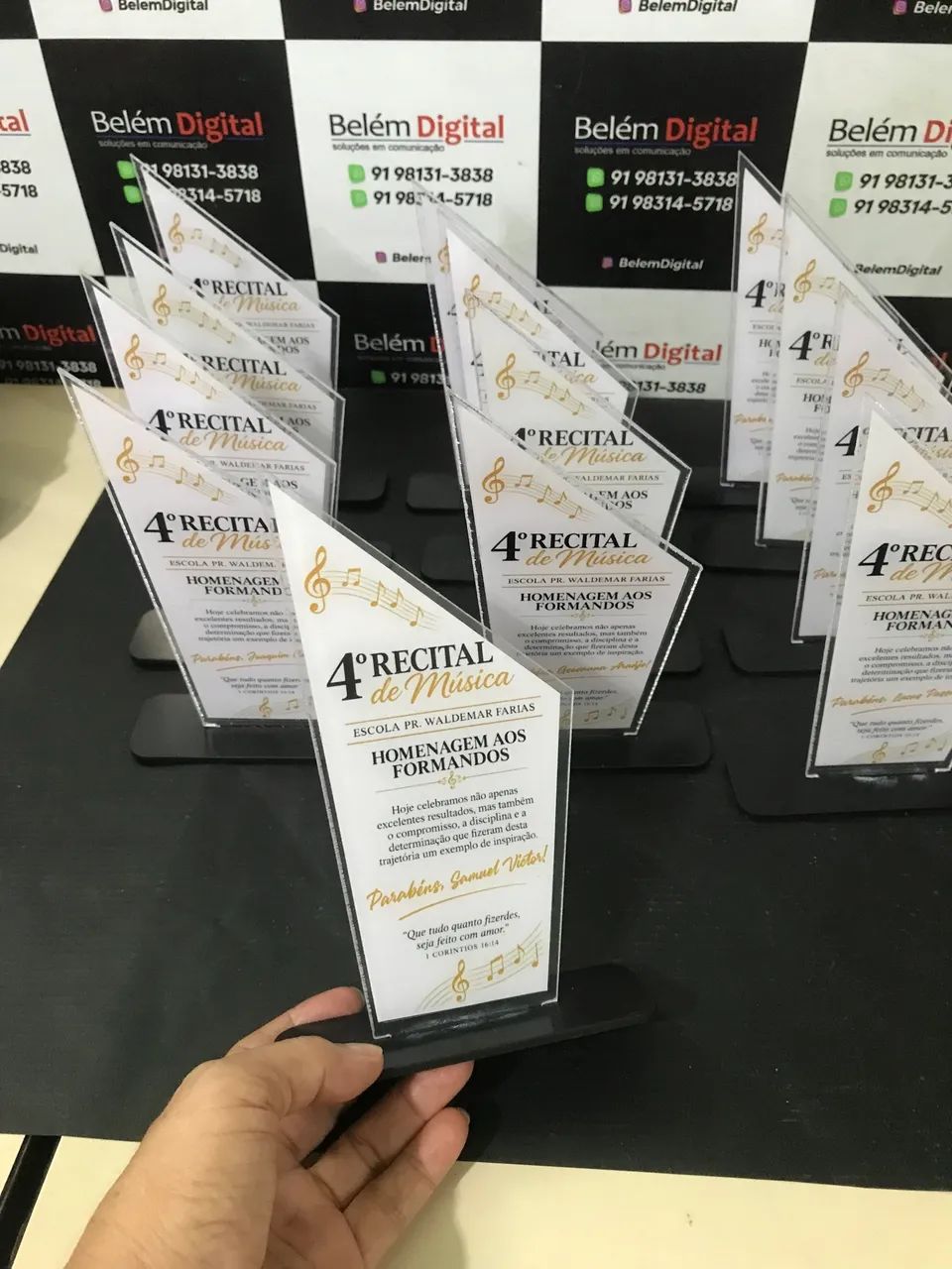 Troféu acrílico personalizado  - Foto 2