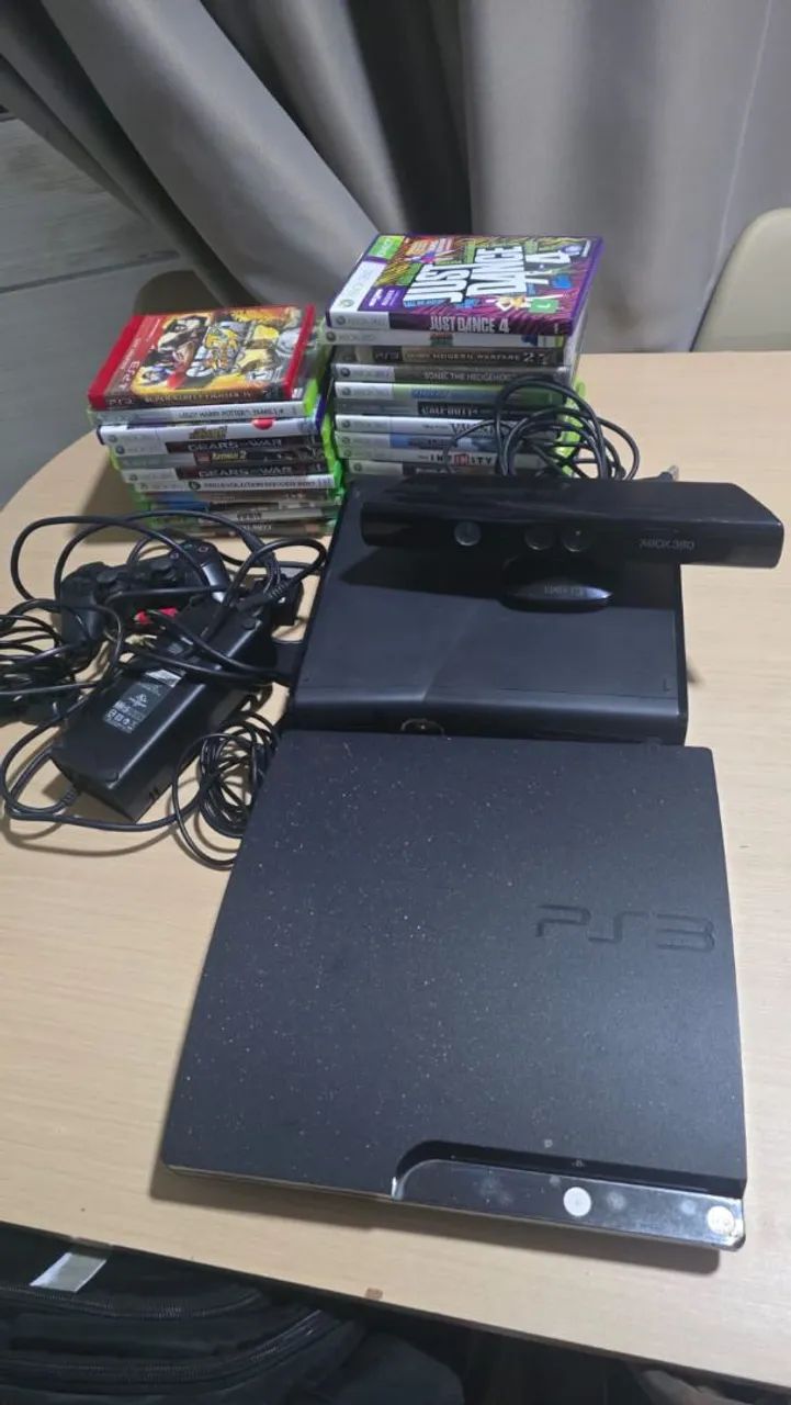 Xbox 360 DESBLOQUEADO e PS3 com problema bloqueado.