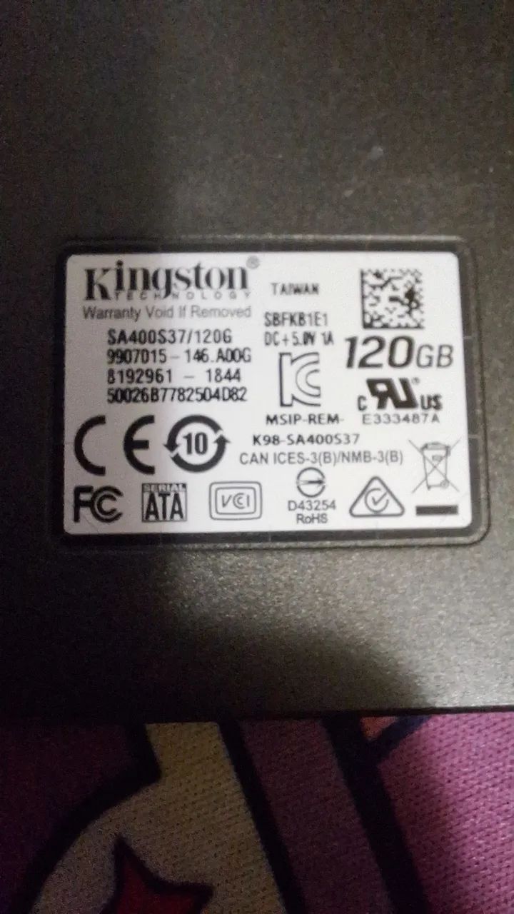 SSD Sata 120GB Kingston - Foto 3