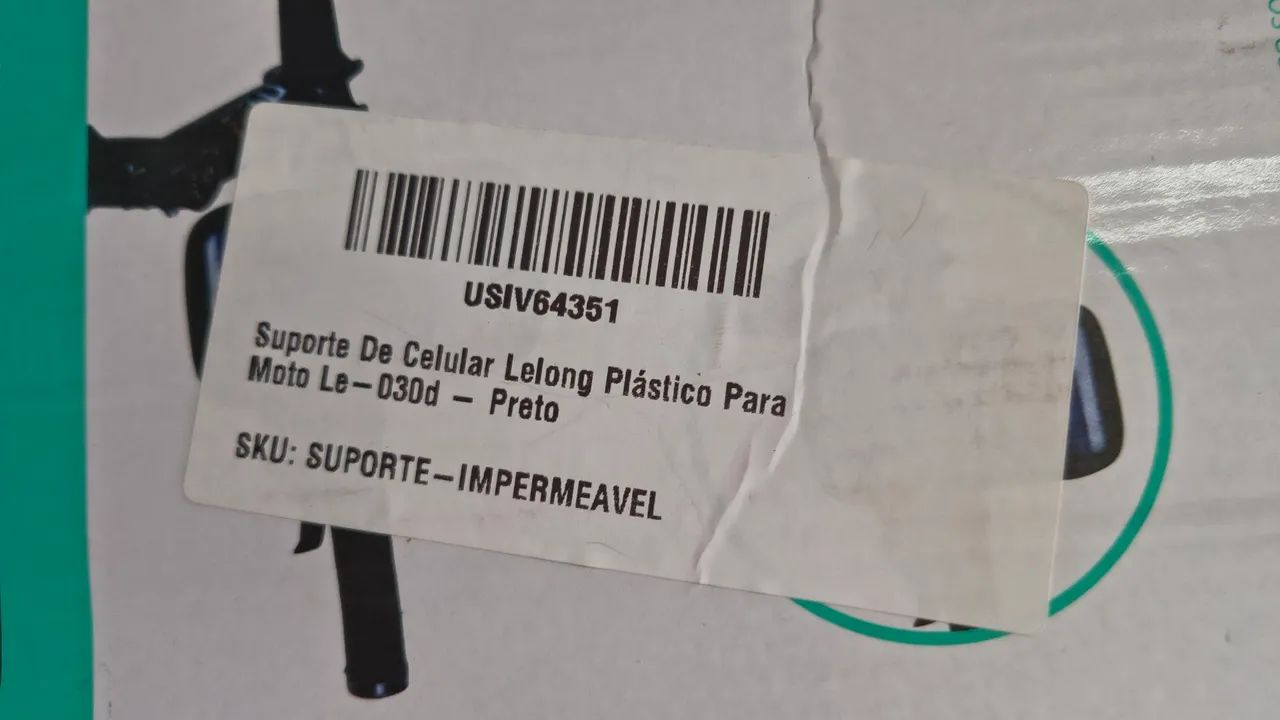 SUPORTE CELULAR IMPERMEÁVEL (MOTO/BICICLETA) - Foto 3