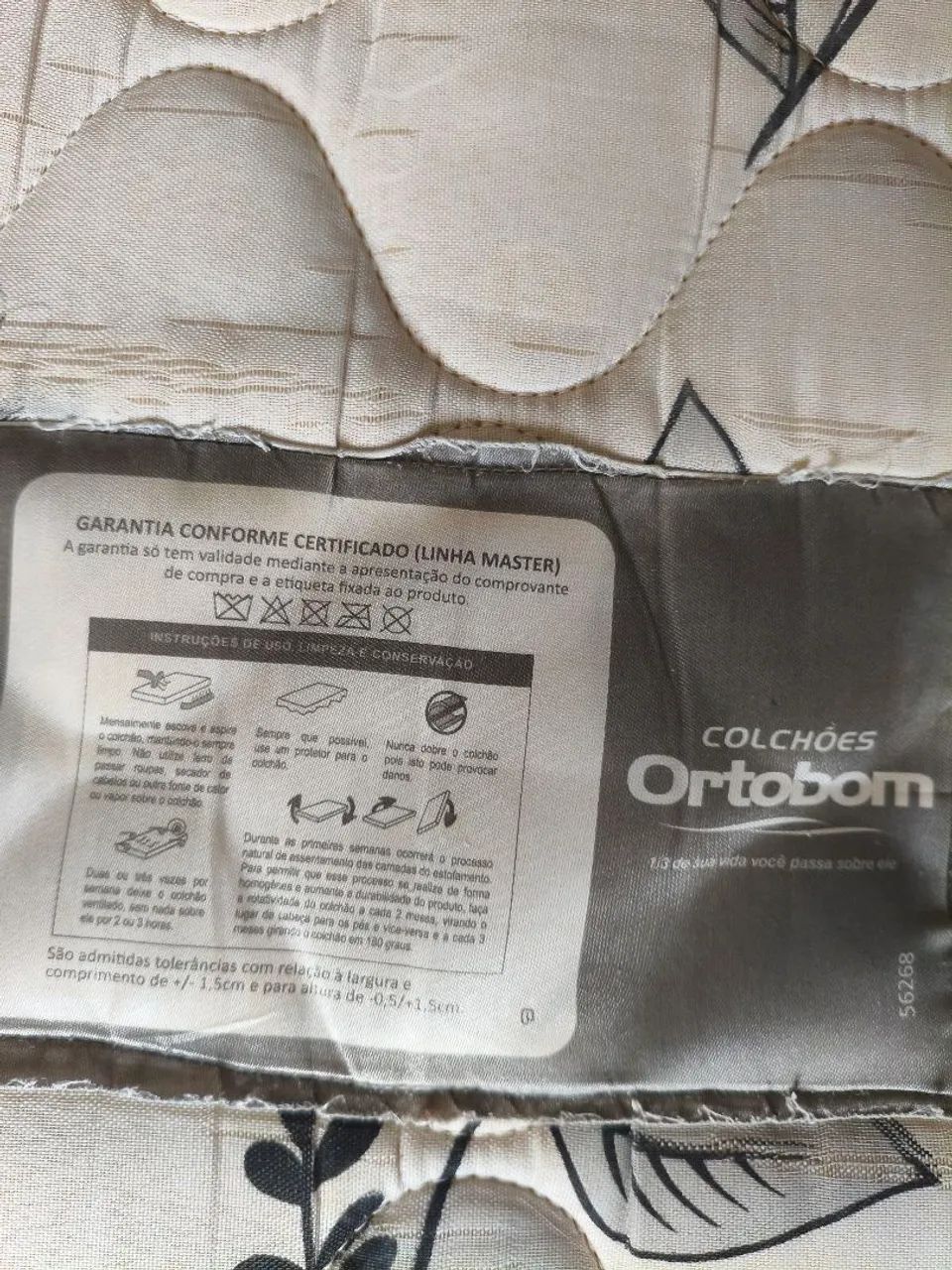 Cama box casal, com colchão king ótimo estado - Foto 2