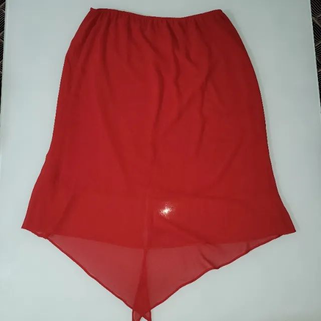 Saia vermelha plus size - usada - Foto 2