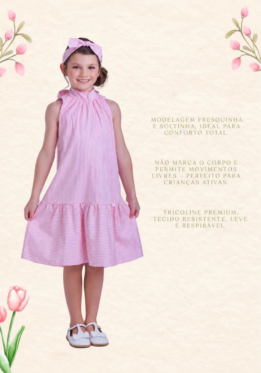 Vestido 100% algodão  - Foto 3