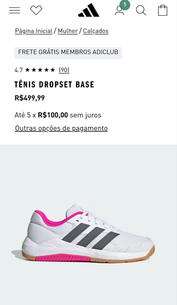 Adidas Dropset Base (Tam 37)