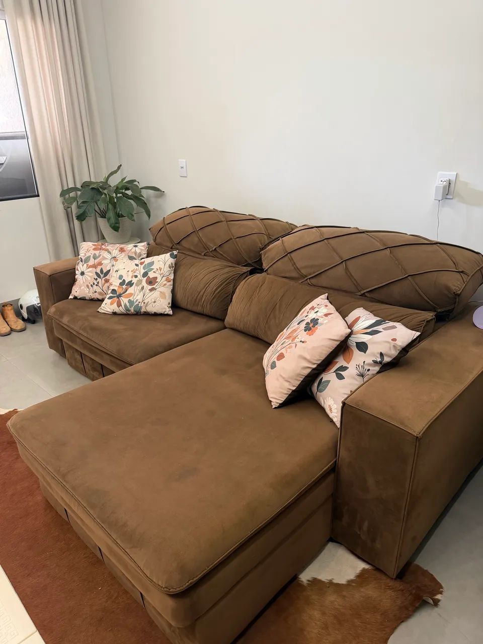Sofá 2.50 retrátil e reclinável  - Foto 4