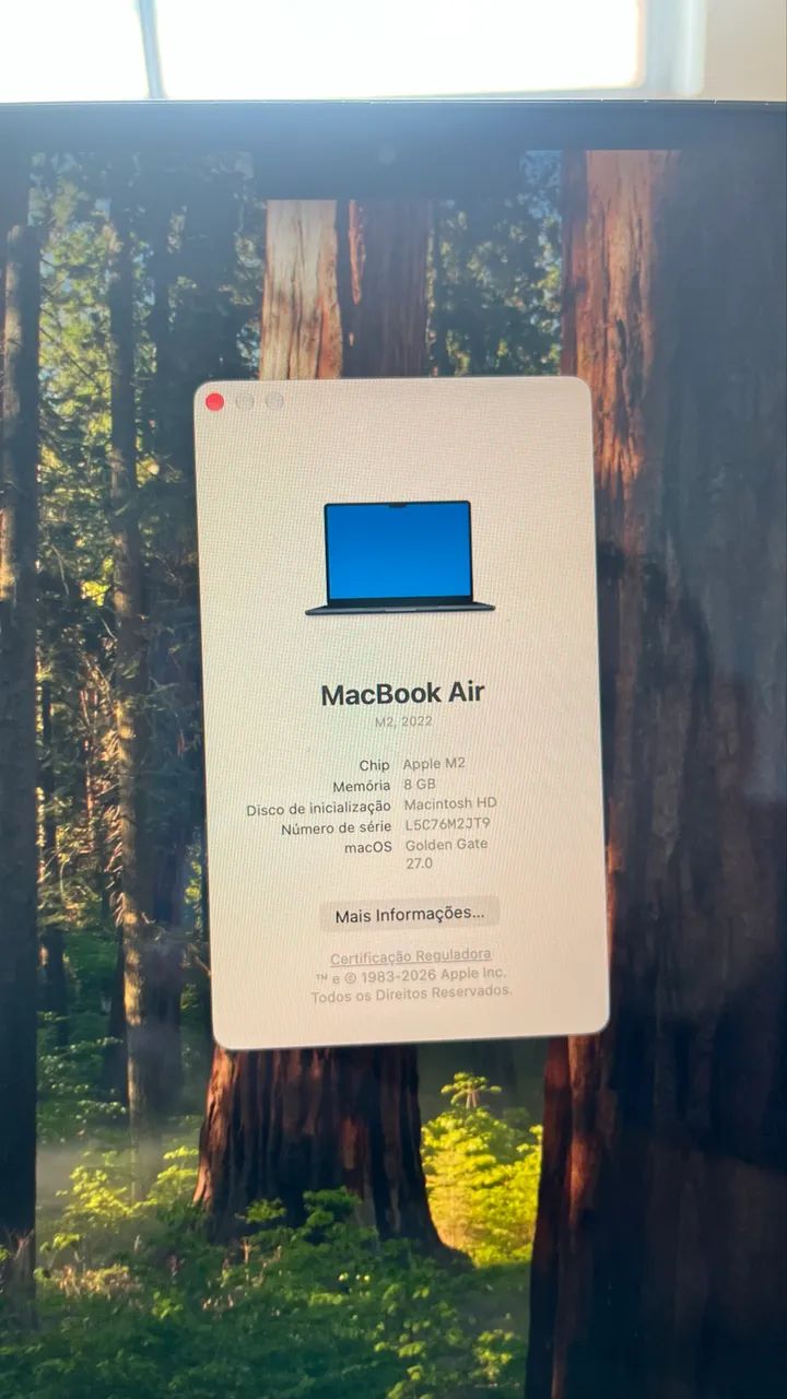 MacBook Air M2 (2022) - Cor Meia-Noite (Midnight) - Foto 4