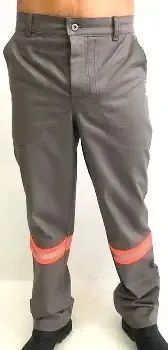 CALÇA DE BRIM CINZA COM REFLETIVO TAM XG NR10 - Foto 3